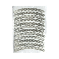 Autocollant réfléchissant étanche personnalisé de qualité diamant Réflecteur auto-adhésif Autocollant réfléchissant pour casque de voiture/vélo