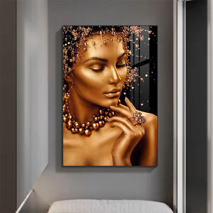 Peintures Murales de Luxe pour Salon : Tableaux d'Art Africain de Haute Qualité, Portraits de Femmes, Vente en Gros - Product Image 4
