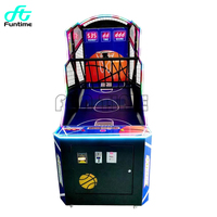Machines de jeux de basket-ball d'arcade électronique d'intérieur pour adultes amusantes Machine de basket-ball de jeu interactive de compétition à pièces