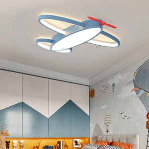 Plafonnier LED créatif pour enfants, thème astronaute, en fer, avec contrôle Tmall Genie, protection oculaire, variation de trois couleurs, CRI - Product Image 3