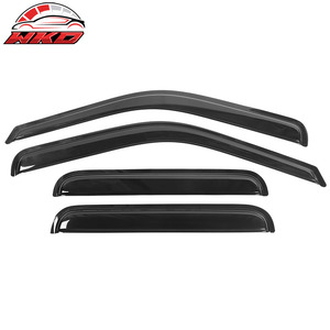 Pare-soleil pour fenêtres de voiture F250 F350 F450 F550 Super Duty Crew Cab 99-16, protection contre la pluie, protection des fenêtres latérales des portes - Product Image 1