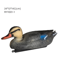 Moteur volant en gros demi-coquille Coat Teal moule de soufflage gonflable mouvement électrique EVA plastique colvert bois canard leurre chasse