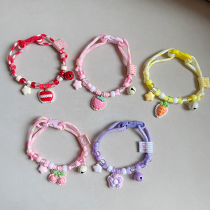Lindo collar para perro con ribete crema, decoración digna de Instagram, accesorio para gatos, collar de peluche para Bichón Frisé y Teddy Bear - Product Image 1