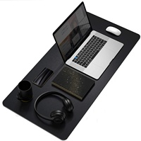 Tapis de bureau en PVC PU, 1 pièce, double face, étanche, pour ordinateur portable