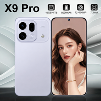 Vente en gros de smartphones à bas prix, téléphone X9s Pro, smartphone