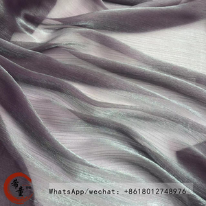 <span class=keywords><strong>Tissu</strong></span> d'organza métallique <span class=keywords><strong>transparent</strong></span>, respirant et léger de luxe pour vêtements de scène, robes ou costumes - Product Image 6