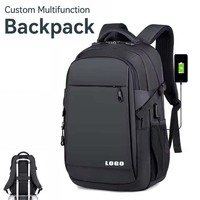 Sac à dos pour ordinateur portable léger et personnalisé, antivol, à double fermeture éclair, sac à dos de sport, imperméable, fabriqué pour les voyages décontractés