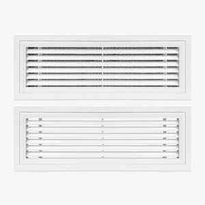 Diffuseur d'air carré moderne en alliage d'aluminium blanc pour climatisation extérieure, sous-sol, cheminée, grilles de plafond HVAC - Product Image 1