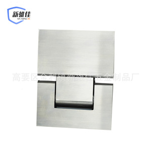 Xinxiongjia 180 Degree Glass <b>Clip</b> 304 Stainless Steel Wall Mount Brushed Finish For Shower Door Hardware - Product Image 3