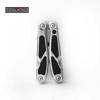 Pince multifonction industrielle Henstrong 11-en-1 en acier inoxydable, couteau de poche pliant, ciseaux, scie, tournevis, camping, OEM