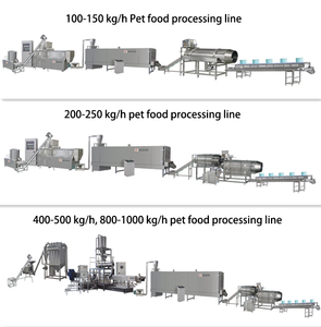 Extrudeuse automatique professionnelle pour aliments pour animaux de compagnie, grande capacité 500 kg/h, pour chats, poissons et chiens, ligne de traitement d'extrusion d'aliments neuve et d'occasion - Product Image 5