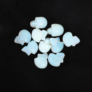 Halloween Horror CraftSemi-Precious Stone Artículo caliente para Comercio exterior <span class=keywords><strong>Ghost</strong></span> Head Raw Crystal Skulls Tallado - Product Image 6