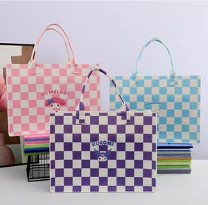 Sacs fourre-tout en feutre femmes léger Portable nouveau modèle sac à main Style luxueux grande impression imprimé Design sac à provisions sacs à main dames - Product Image 2