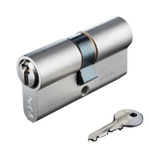 CYLINDRE EN FORME NICKEL DOUBLE PROFIL ISEO 'F5' 90 mm (35 + 10 + 45) - Product Image 2