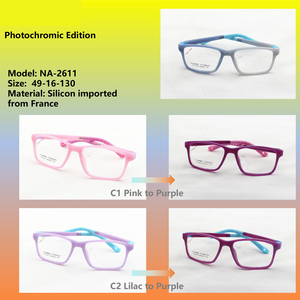 Cambiando de color al aire libre tr90 marco gafas de seguridad espectáculo marcos uv fotocromáticos gafas para niños - Product Image 6