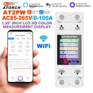 AT2PW ATORCH AC110/220V 100A WIFI Din Rail Meter Fuga Protección <span class=keywords><strong>DE</strong></span> SEGURIDAD Interruptor <span class=keywords><strong>de</strong></span> interruptor Control remoto por aplicación Tuya - Product Image 3