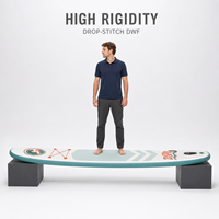 Planche de paddle gonflable EVA personnalisée avec couleur et logo - Étanche et portable pour les sports nautiques