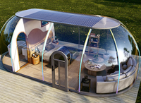 Pleine maison claire lucarne ronde Lamping Dome Igloo Tente Polycarbonate Dome House Room