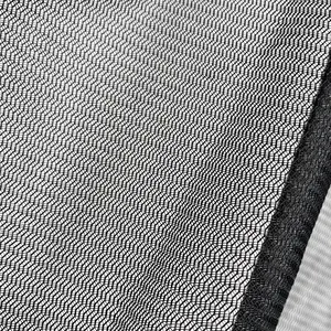 Genişlik 155 cm Polyester dalga düz filtre net kumaş örgü kuşgözü örgü örme kumaş için çamaşır torbası sivrisinek ağı