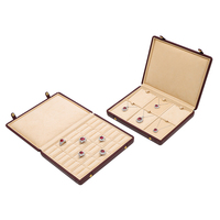 Boîte de rangement portable de luxe en velours style bohème pour bijoux (colliers, bagues, boucles d'oreilles) – Idéale pour le voyage et la présentation – Vente en gros