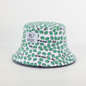 BSCI High Quality Custom Cartoon Casual Fisherman Wide Brim Adjustable <b>String</b> OEM Wholesale Reversible <b>Bucket</b> <b>Hat</b> Sun Protection - Product Image 1