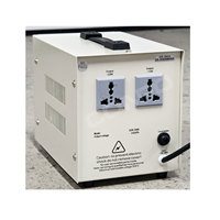 Stabilisateur de tension automatique monophasé SDR-2000VA de type relais/microprocesseur, régulateur AVR 220/230VAC, affichage LED, CE RoHS