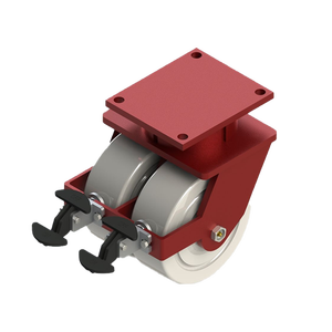 VIMA 8in Extra <span class=keywords><strong>Heavy</strong></span> <span class=keywords><strong>Duty</strong></span> Durchmesser 200mm MC Nylon Schwenk brems rolle Last 3500kg Rote Doppel räder European <span class=keywords><strong>Heavy</strong></span> <span class=keywords><strong>Duty</strong></span> <span class=keywords><strong>Caster</strong></span> - Product Image 1