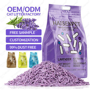 Entrega Rápida Altamente Absorvente 100% Poeira Natural Livre Premium Tofu Cat Litter - Product Image 1