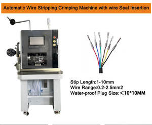Máquina de crimpado de terminales para inserción de conectores impermeables y pelado de cables, accionada por servomotor, para arneses de cableado automotriz - Product Image 4