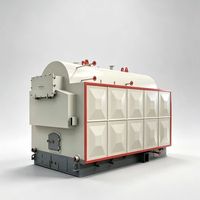 Chaudière industrielle automatique à circulation d'eau à combustible biomasse, nouveau design, radiateur intérieur, poêle à eau chaude à granulés de bois