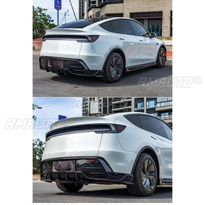 Accessoires de modification pour Tesla Model Y 2025+ : Spoiler de pare-chocs avant et arrière, diffuseur, extension de jupes latérales - Product Image 6
