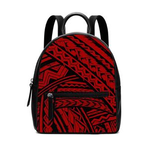 <span class=keywords><strong>Zaino</strong></span> da Viaggio Impermeabile in Stile Hawaiano con Stampa Floreale Personalizzata, Borsa Scolastica in <span class=keywords><strong>Pelle</strong></span> PU, Zaini Tribali Polinesiani per Donne - Product Image 3