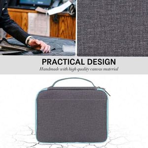 Bolsa de almacenamiento plegable para dispositivos electrónicos de viaje, bolsa de embalaje para electrónicos, organizador de cables portátil grande, estuche. - Product Image 6