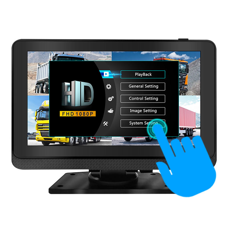 7 "จอภาพ DVR กับหน้าจอสัมผัส + กล้องรถ * 4 + 5m * 1 + 10m * 2 + 15m * 1