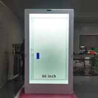 Boîte holographique interactive 3D sur mesure |   Vitrine LCD transparente à écran tactile avec projection en temps réel
