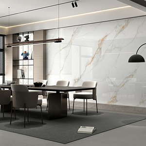 高光泽800 * 2600毫米大理石板材石材塑料连续图案石板瓷砖墙板背景 - Product Image 4