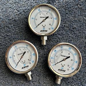 YN60BF-ZT 1000bar npt1/4 अक्षीय सटीक स्टेनलेस स्टील उच्च दबाव भूकंपीय दबाव गेज - Product Image 6