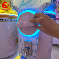 Distributeur automatique de capsules en métal de 100 mm Enjoy Play Metaverse Planet Twister pour machine à monnayeur intelligente Gacha