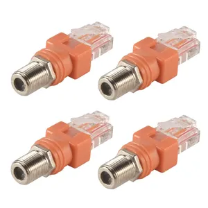 קואקסיאלי rf ממיר coaxial כדי ethernet מתאם coax rf נקבה rj45 בודק קו ממיר זכר - Product Image 1