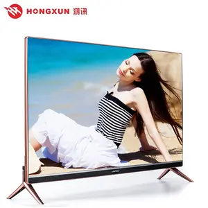32 INCH Hotsale Smart TV Tempered glass LED TV with USB Play Video