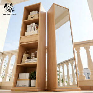 Fournisseur chinois, excellent prix, sur mesure, en stock, prêt à être expédié, bibliothèque, nouvelle mode, meubles de bureau, armoire à livres en bois. - Product Image 5