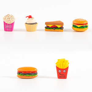 ฟิกเกอร์อาหารจิ๋วจำลองแฮมเบอร์เกอร์ตกแต่งเค้กพีวีซีอุปกรณ์เสริม DIY รุ่น D1318 - Product Image 1