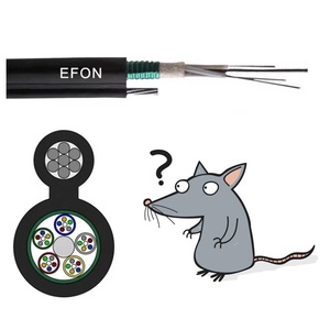 Cable de Fibra Óptica Blindado Aéreo <span class=keywords><strong>Anti</strong></span>-<span class=keywords><strong>Ratones</strong></span>, Figura 8, 12, 24, 48, 96 Núcleos, G652D, Franja de Color, Vitta Ftth - Product Image 1