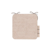 Coussin de siège intérieur/extérieur en mousse à mémoire de forme extra épaisse, imperméable, antidérapant et lavable pour chaise de bureau, jardin, terrasse, maison