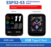 Weixue ESP32-S3 Papan Pengembangan LCD Sentuh Kapasitif 1,69 inci dengan Wi-Fi Terintegrasi/ dan Sensor 6-sumbu