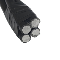 Cable de bajo voltaje de 2x16 + 1x5mm 2x25 + 2x1,5mm 4x25 + 2x1,5mm Xlpe Cable aéreo incluido