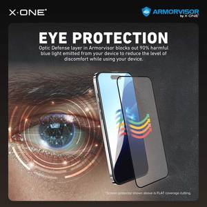 Protection d'écran anti-lumière bleue X-ONE pour iPhone 17 16 15 Pro Max – Film hybride polymère haute qualité ultra-transparent pour téléphone Apple - Product Image 2