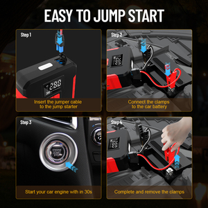 Vtoman X7 xe xách tay 2000A <span class=keywords><strong>micro</strong></span> Pin bắt đầu nhảy khởi động A27 Nhật Bản đặc điểm kỹ thuật - Product Image 4