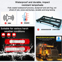 Luces Traseras de Advertencia para Automóviles Europeos, Luces Traseras LED, Luces de Freno y Direccionales para Camiones 20565106 20565107