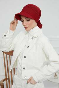 Nueva mezcla de algodón de ala ancha para <span class=keywords><strong>mujeres</strong></span> musulmanas, gorro <span class=keywords><strong>turbante</strong></span> instantáneo, sombrero árabe islámico para <span class=keywords><strong>mujeres</strong></span>, <span class=keywords><strong>turbante</strong></span> Hijab con lazo - Product Image 5
